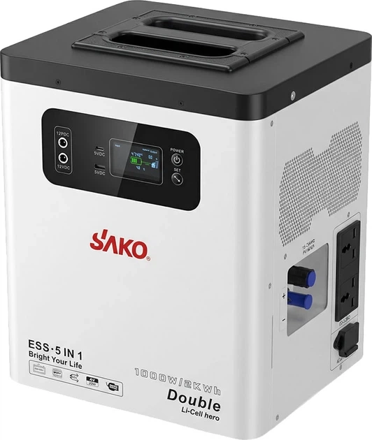Портативна зарядна станція Alpha-ESS- 1000W/2KWh Sako Фото - 1