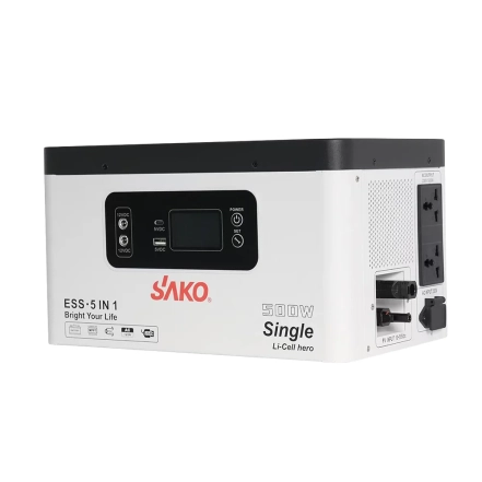 Портативна зарядна станція Sako Alpha-ESS-500W/1KWh, 500 Вт, 1004.8 Вт*год, LifePO4 (42-00308)