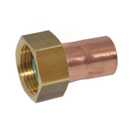 Сборный элемент Sanha Ø22 x 1" В (медь)