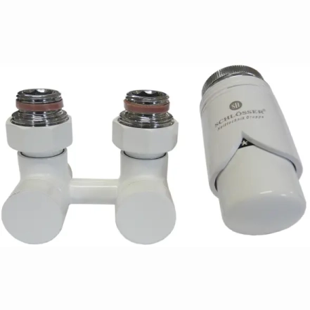 Комплект ексклюзивних вузлів кутовий 3/4 x M22x1.5 Schlosser MINI SH, Білий  (601000420)