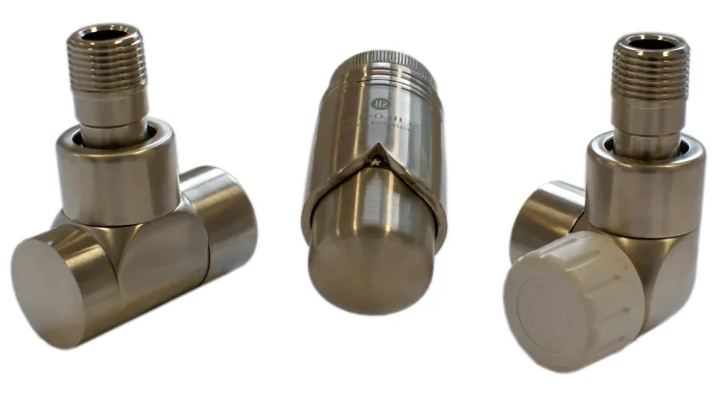 Комплект термостатичний Schlosser LUX, осьовий правий, GZ 1/2 х 15 mm Cu, сталь (603700071)