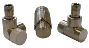 Комплект термостатический Schlosser LUX, осевой левый, GZ 1/2 х 15 mm Cu, сталь (603700072)