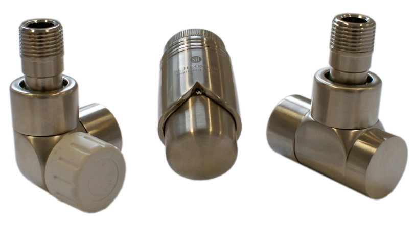 Комплект термостатичний Schlosser LUX, осьовий лівий, GZ 1/2 х 15 mm Cu, сталь (603700072)