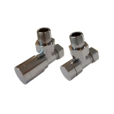 Комплект Schlosser Elegant з ручним регулюванням, прямий, GZ 1/2 x 15mm Cu, хром (604200023)
