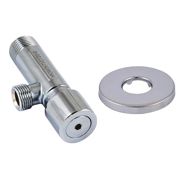 Кран кутовий грибковий хромований з фільтром Schlosser DN15 1/2 GZ x 3/8 GZ (606000015)