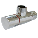 Кран санитарный Schlosser DN15 1/2 GZ x 1/2 GZ хром (606000018)