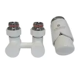 Комплект эксклюзивных узлов прямой 3/4 x M22x1.5 Schlosser Белый (601000021)