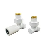 Комплект клапанов с ручной регулировкой Schlosser Elegant угловой НР 1/2 х Cu 15x1 мм (602200211)