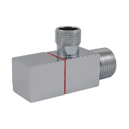 Кран санитарный Schlosser DN15 1/2 GZ x 1/2 GZ хром Square (606000052)