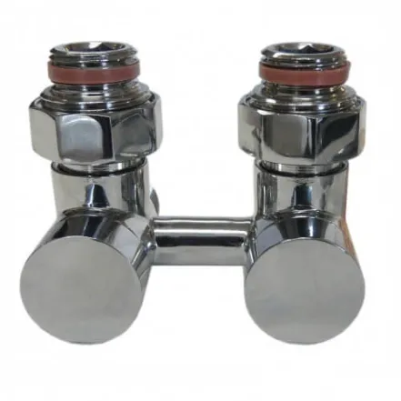 Узел подключения эксклюзивный угловой Schlosser 3/4 x M22x1.5 Хром (601000002)