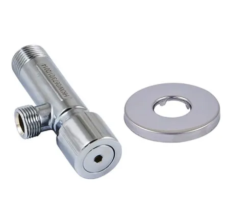 Кран угловой грибковый хромированный с фильтром Schlosser DN15 1/2 GZ x 3/8 GZ (606000015)