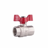 Кран шаровой SD Forte 1" ВР для воды (бабочка) SF602W25