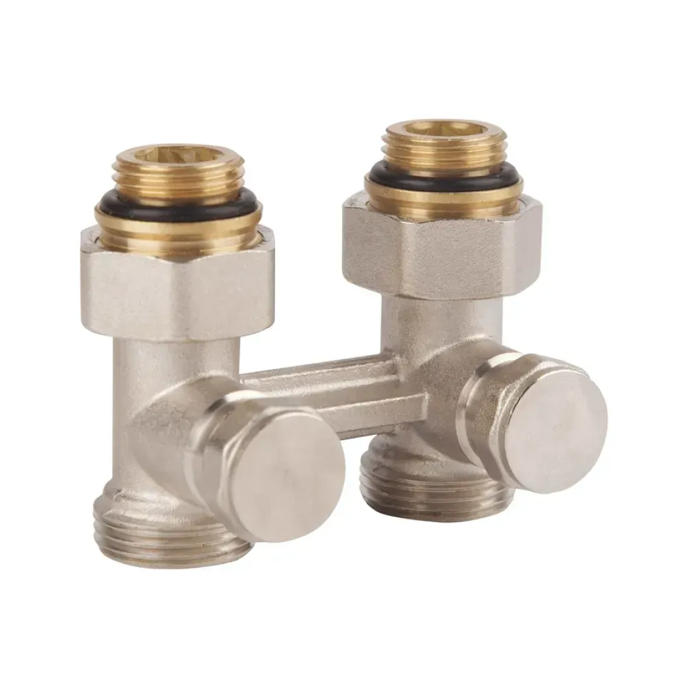 Кран буксовый SD Forte 3/4 "х1/2" для радиатора нижний SF253W15