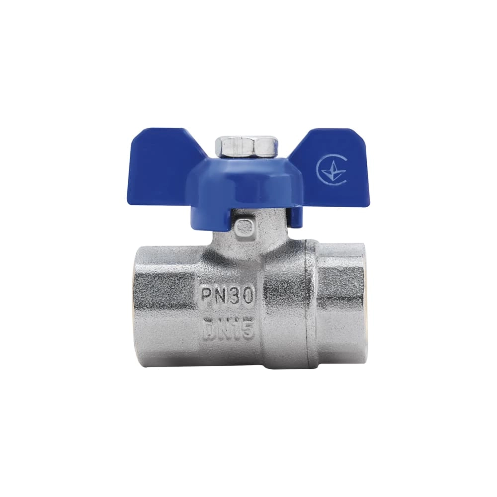 Кран кульовий SD Plus 1/2" ВР для води (метелик) SD602W15 Фото - 2