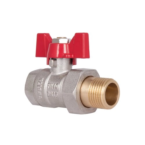 Кран шаровой "Американка" SD Plus прямой 1/2" ВЗ SD220W15 Фото - 2