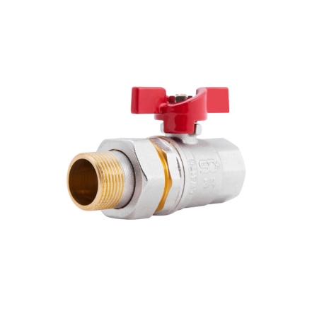 Кран шаровой "Американка" SD Plus прямой 3/4" ВЗ SD220W20