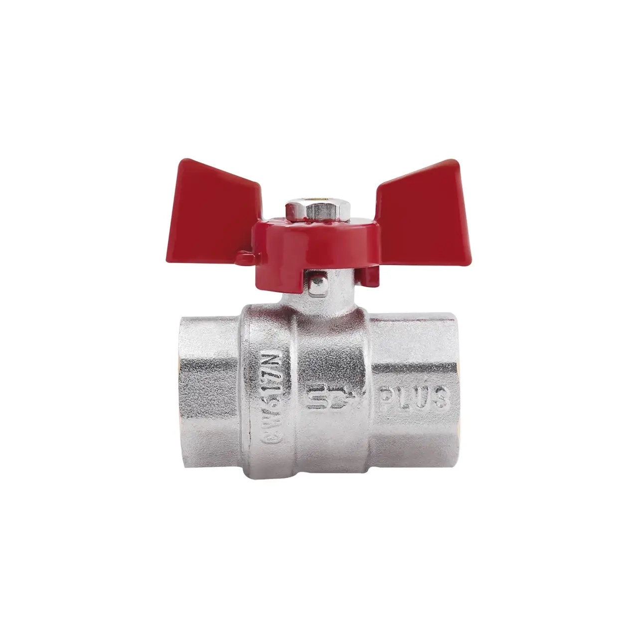 Кран шаровой Thermo Alliance Standart 1/2" ВР для воды (бабочка) SD602NW15PN40 Фото - 2