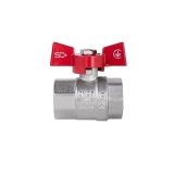 Кран кульовий SD Plus 1" ВР для води (метелик) SD602NW25PN40 Фото - 2