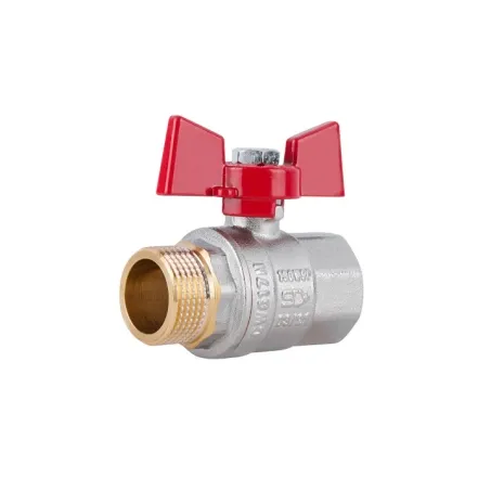 Кран шаровой SD Plus 3/4" ВЗ для воды (бабочка) SD607NW20PN40