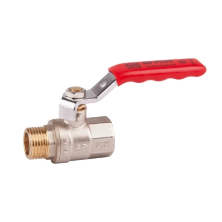 Кран шаровой SD Plus 1" 1/2 ВЗ для воды (рычаг) SD605NW40PN40