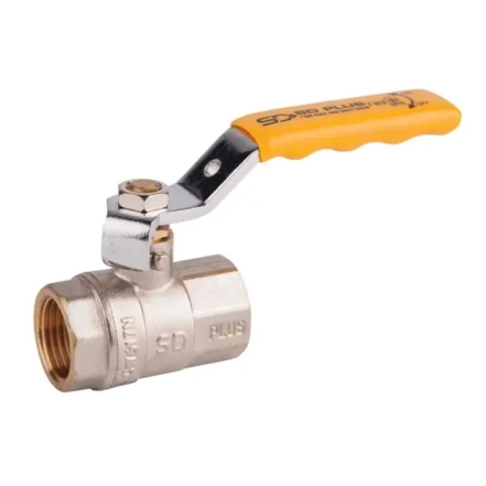 Кран кульовий SD Plus 1/2" ВР для газу (важіль) SD600NG15PN40