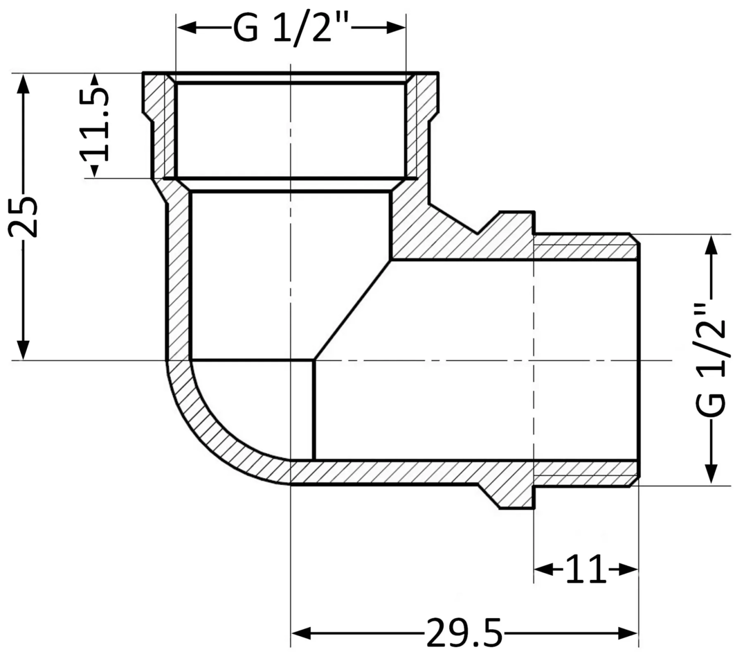 Кут SD Plus 1/2" ВЗ SD42015U Фото - 1