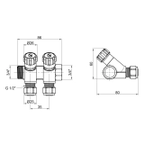 Коллектор SD Plus 3/4" 2 выхода SD230W2 Фото - 1
