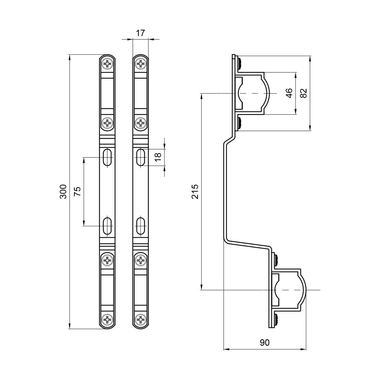 Кріплення для колектора SD Plus 1'' SD342 Фото - 1