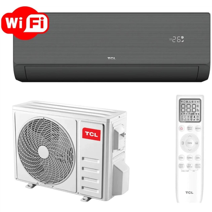 Кондиционер TCL TAC-12CHSD/ZG41IHB Black HeatPump R32 WI-FI