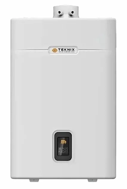 Конденсаційний газовий двуконтурний котел Teknix EnerGREEN-24 кВт з трубою