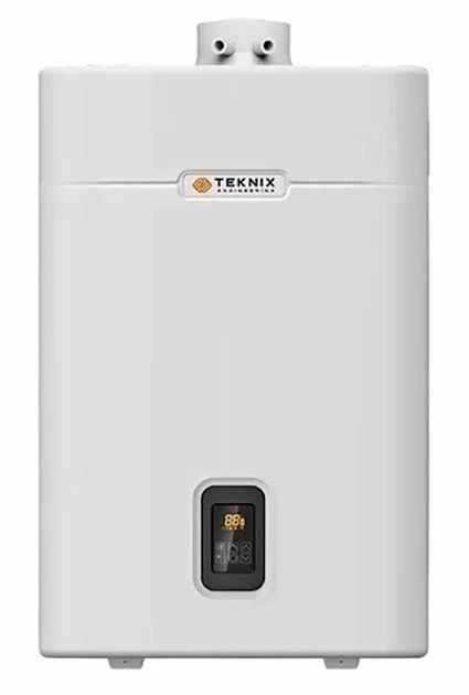 Конденсаційний газовий двуконтурний котел Teknix EnerGREEN-24 кВт з трубою
