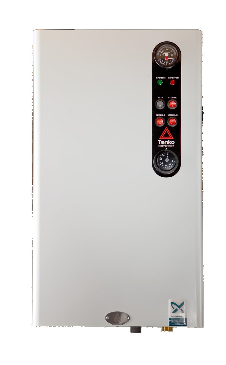 Котел электрический Tenko стандарт плюс 7,5 кВт 380V Grundfos СПКЕ 7,5_380 G