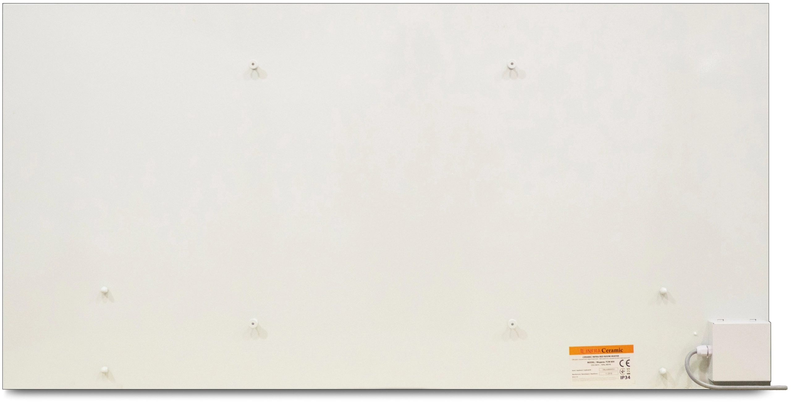 Керамічна панель TEPLOCERAMIC ІЧ + конвекція) з терморегулятором (TCM-RA1000BEIGE) Фото - 4