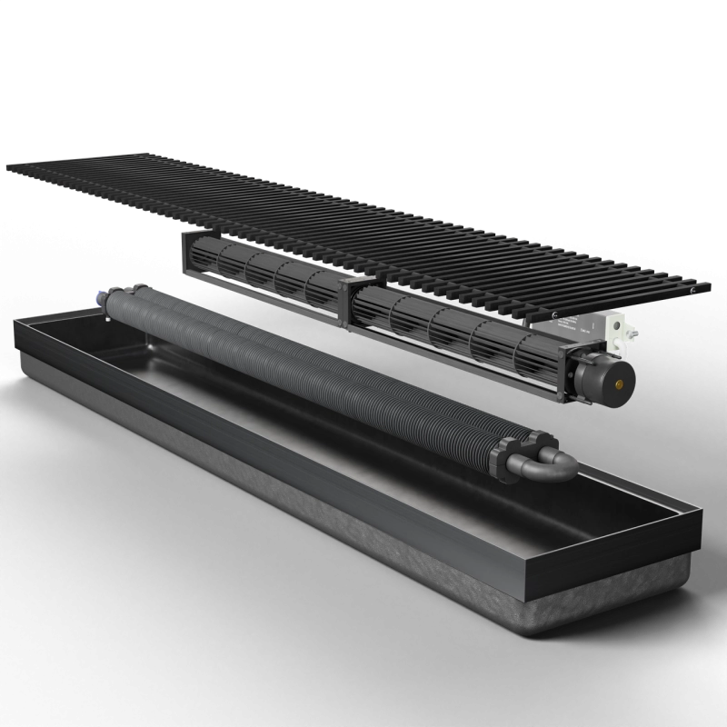 Конвектор внутрішньопідлоговий Teplowatt ТС80-2750/200-LUX-2wb