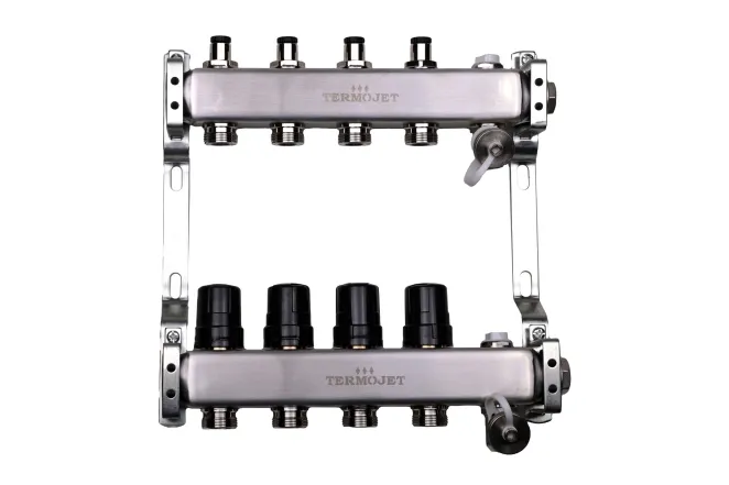 Коллектор для отопления Termojet TJ-R-W-04 без расходомеров