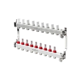 Коллектор для теплого пола Termojet TJ-W-09 с расходомерами