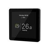 Комнатный сенсорный термостат с WiFi управлением Tervix Pro Line WiFi TouchScreen Thermostat (котел), черный (114350) Фото - 1
