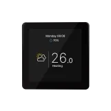 Комнатный сенсорный термостат с WiFi управлением Tervix Pro Line WiFi TouchScreen Thermostat (котел), черный (114350) Фото - 2