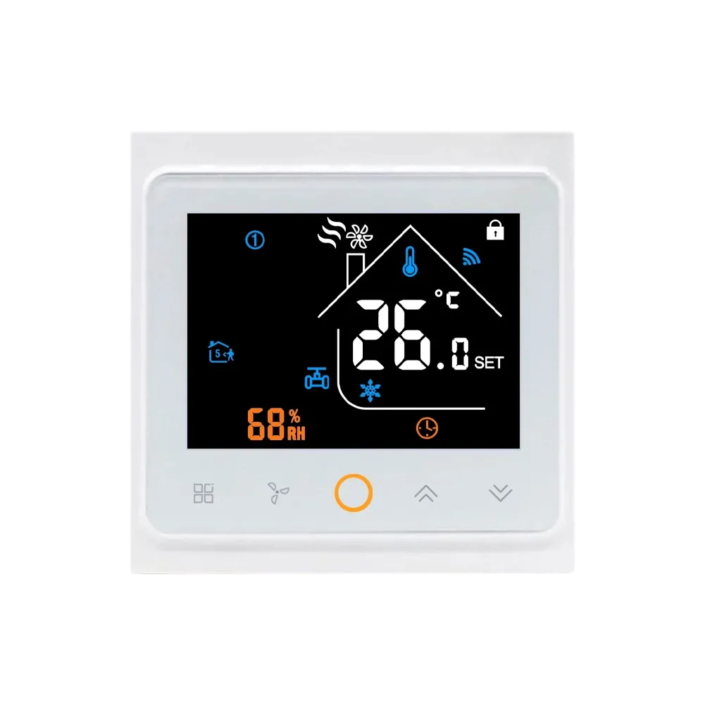 Термостат для фанкойлу з WiFi керуванням Tervix WiFi Fancoil Thermostat (на 2 труби) 0-10В (114541)