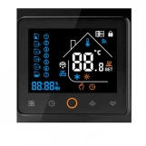 Термостат ZigBee Tervix для водяної/електричної теплої підлоги, з датчиком 3 м., чорний (117130) Фото - 1