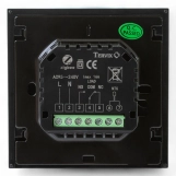 Термостат з ZigBee управлінням Tervix Pro Line для водяної/електричної теплої підлоги, чорний (117140) Фото - 3