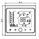 Термостат с управлением по протоколу ZigBee Tervix Pro Line для электрического и водяного теплого пола (117141) Фото - 1
