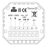 Термостат с ZigBee управлением Tervix Pro Line для газового/электрического котла, черный (117330) Фото - 1