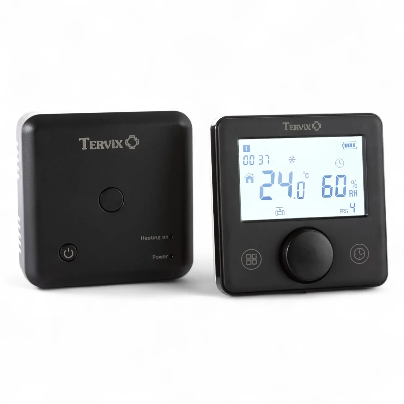 Беспроводной комнатный термостат WiFi Tervix Pro Line для газового/электрического котла, черный (118330)