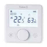 Комплект безпровідний: кімнатний термостат TZR Tervix Pro Line ZigBee+RF та радіаторний привід VR Tervix Pro Line RF (1+2) (119733) Фото - 1