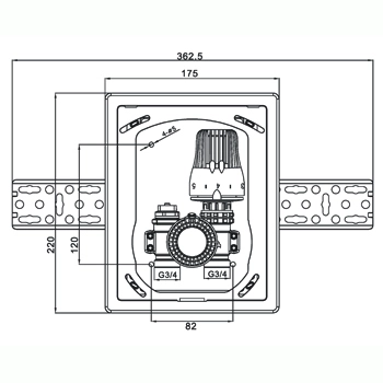 Модуль контролю температури водяної підлоги Tervix Pro Line Control Box R2 (321022) Фото - 2