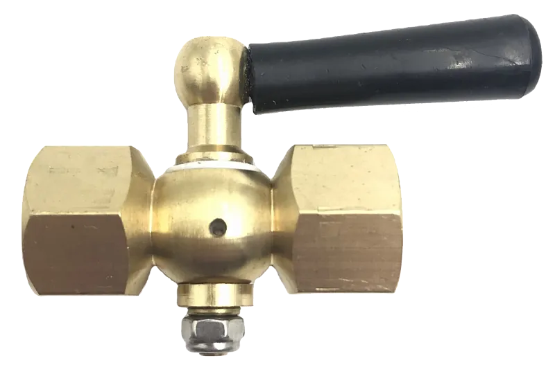 Триходовий запірний кран для манометра (муфта-муфта) Tervix Pro Line M2 Valve PN 16, 1/2"х1/2" (332112)