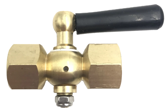 Триходовий запірний кран для манометра (муфта-муфта) Tervix Pro Line M2 Valve PN 16, 1/2"х1/2" (332112)
