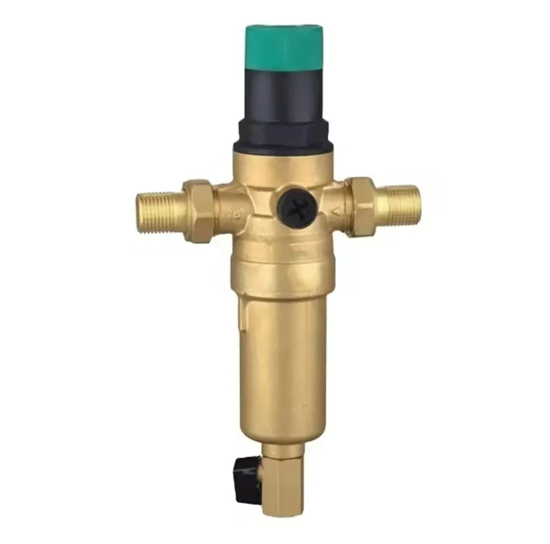 Фильтр поворотный самопромывной с манометром 1/2", латунь, Tervix Pro Line WD (366012)