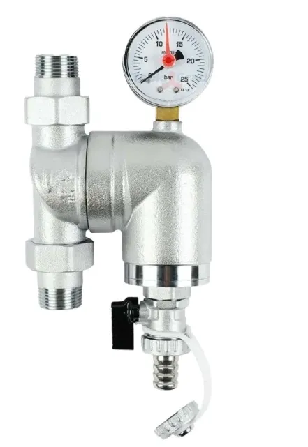 Фильтр самопромывной с редуктором 1/2", латунная колба, Tervix Pro Line WD (365012)